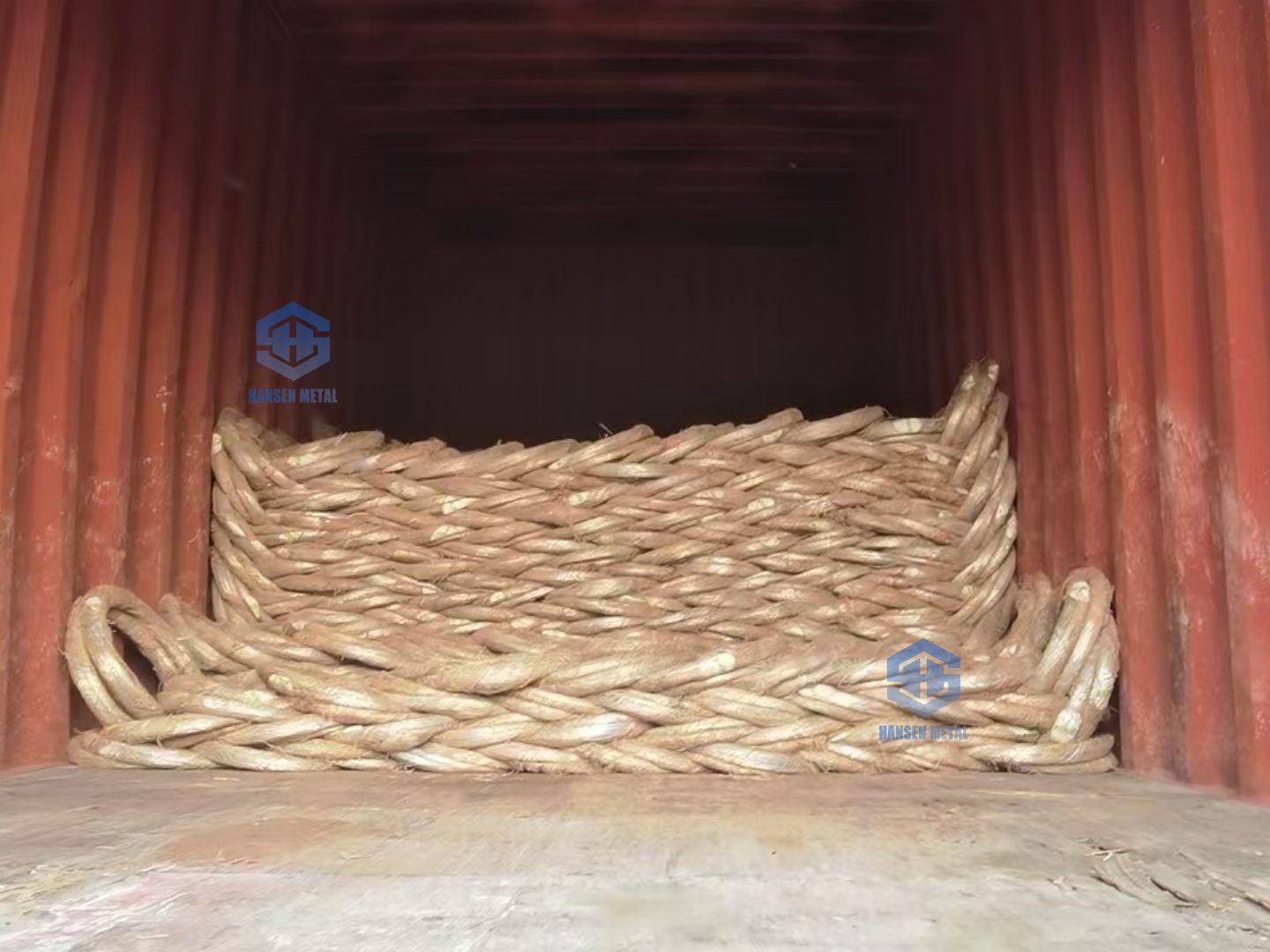 Hansen Metal Successfully Dispatches 56 Tons of Premium Galvanized Wire to South America