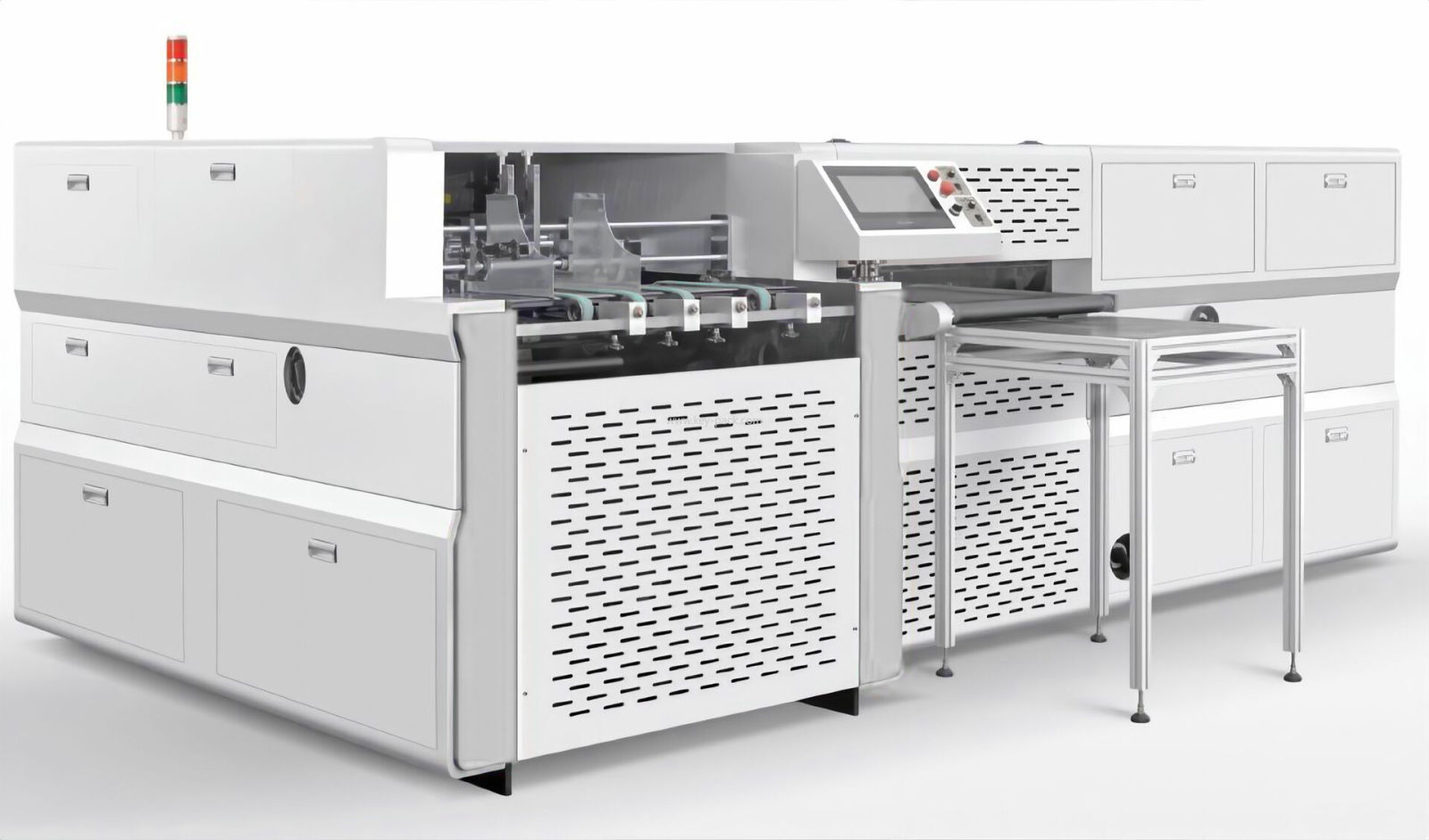 Máquina ranuradora en V automática de cartón doble 