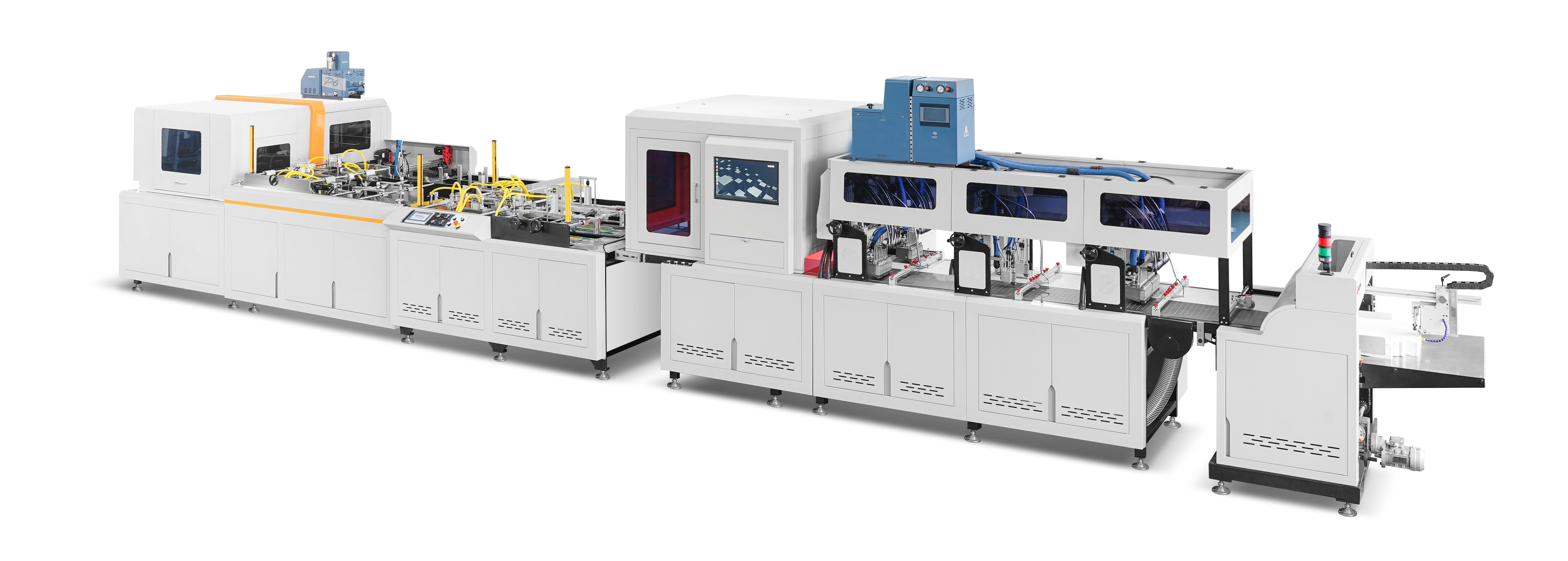 Machine de fabrication de boîtes pliantes automatique