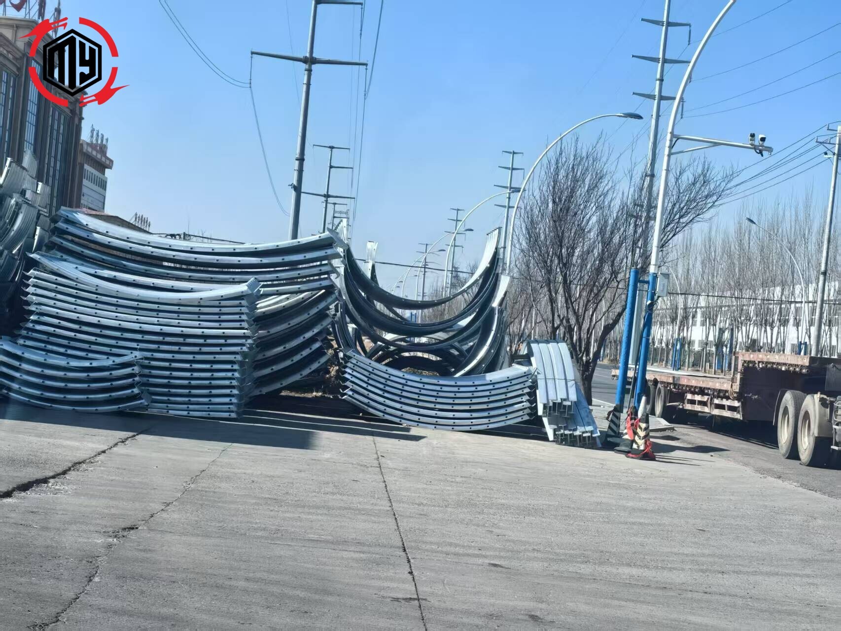 Corrugated steel culvert