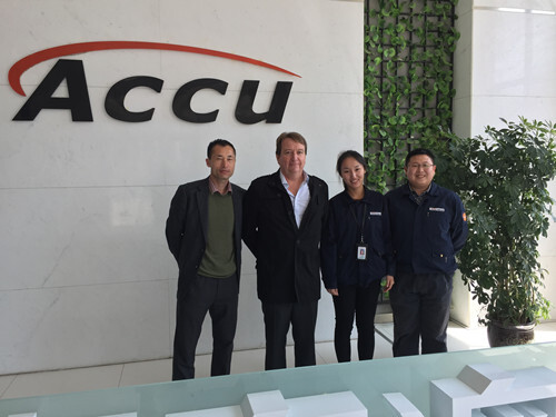 ACCU South Africa partner visited Accu factory