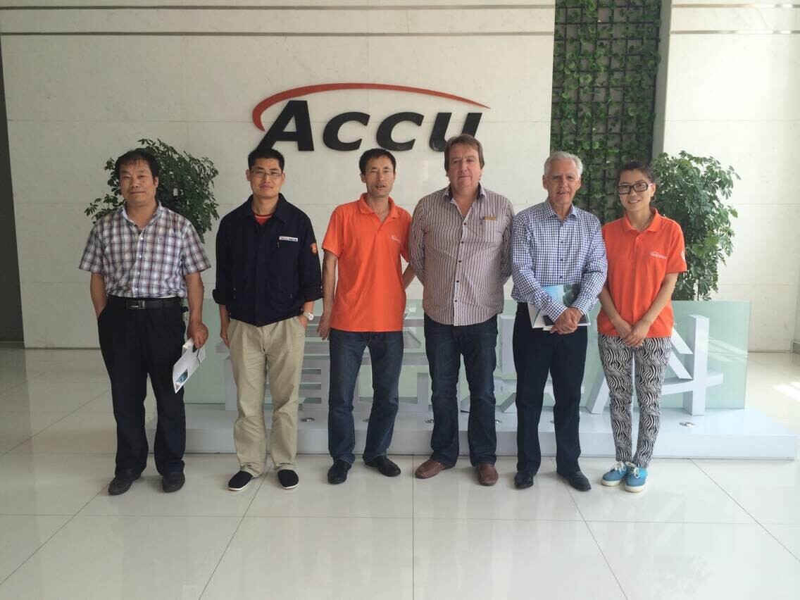 ACCU South Africa partner visited ACCU factory