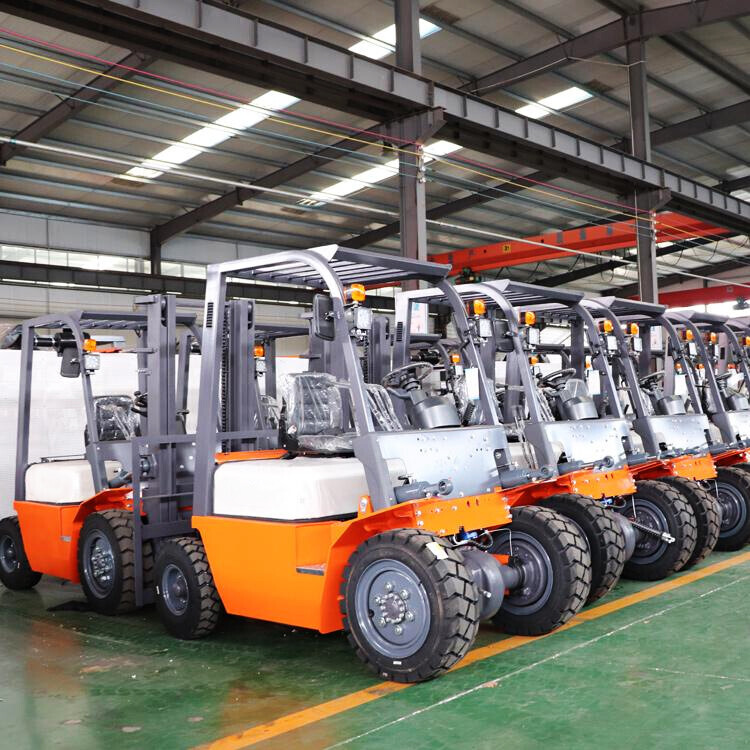 Walking into a forklift