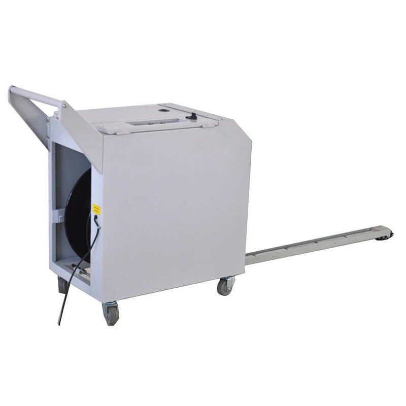 Semi-automatic pallet strapping machine