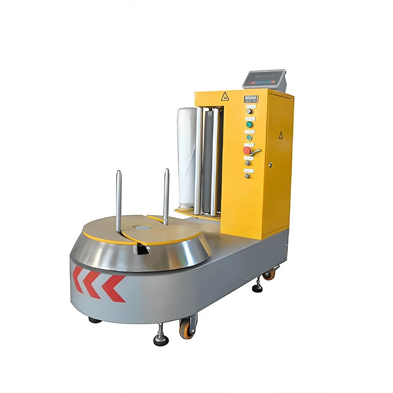 Palletless entangle Around machine