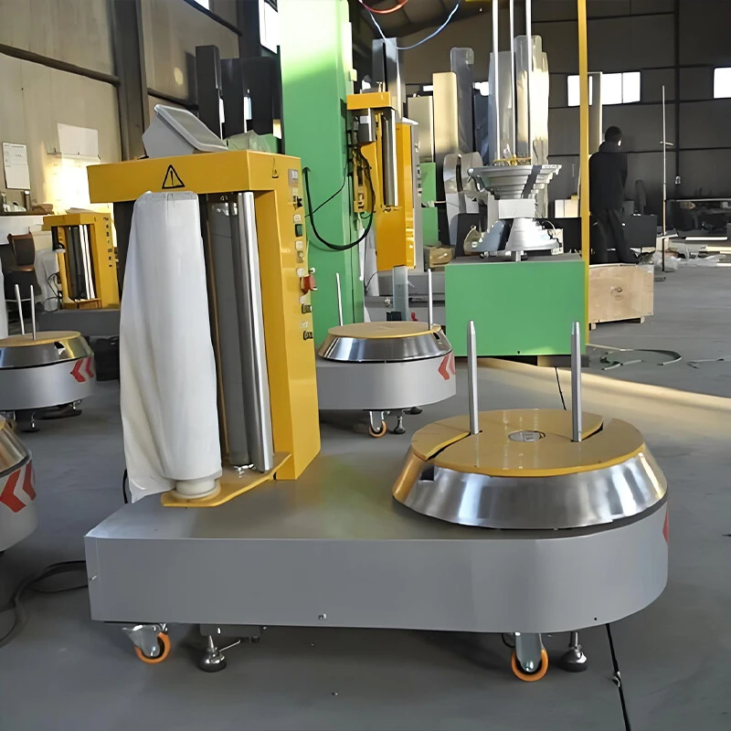 Palletless entangle Around machine