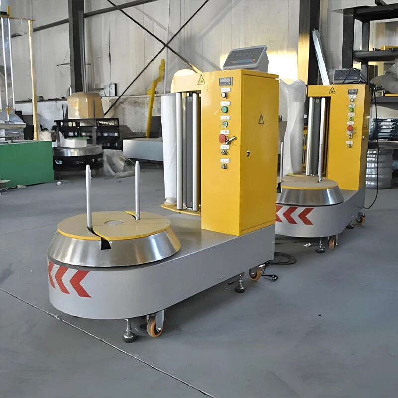Palletless entangle Around machine