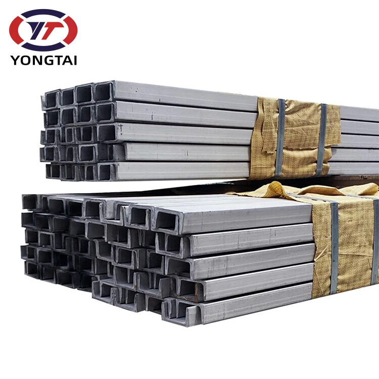 Galvanized rolled profile perforated c8x11.5 light gauge standard sizes price 150 mm u steel channel