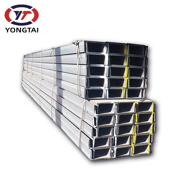 Galvanized steel channels scrap u channel steel beam galvanized lightweight hat channel steel