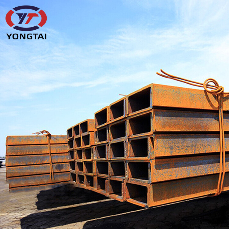 Galvanized steel channels scrap u channel steel beam galvanized lightweight hat channel steel