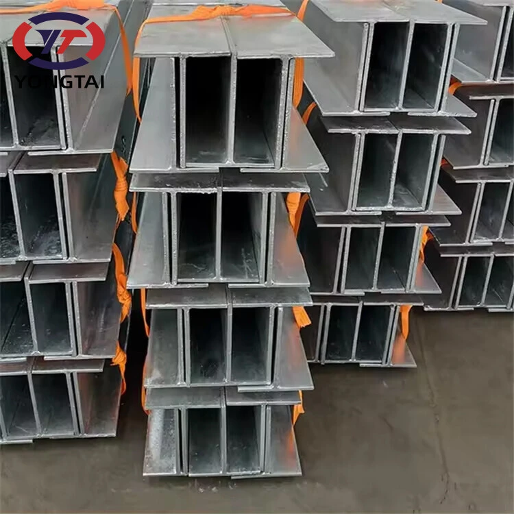 China Suppliers Construction I Beam Ss400 Astm A36 H Section Hot Rolled Iron Carbon Mild Black Galvanized Steel H-Beam