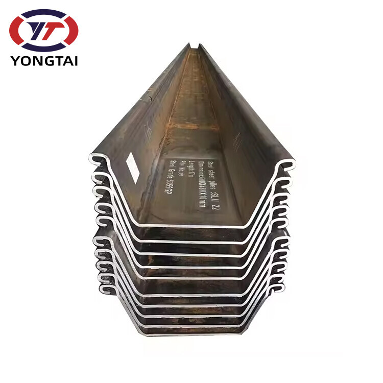 Biggest China hot rolled steel sheet piling for sale supplier