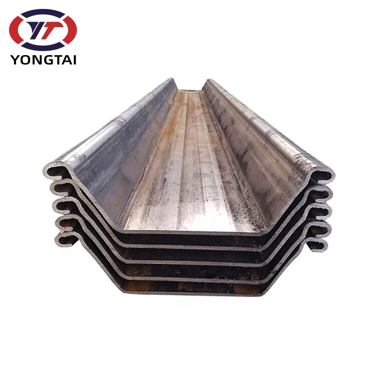 Biggest China hot rolled steel sheet piling for sale supplier
