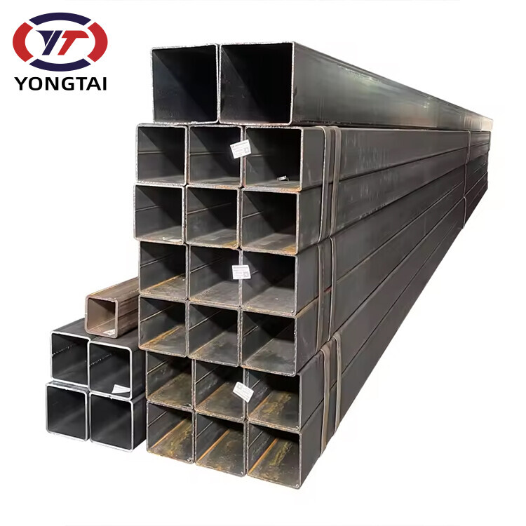 Best price 4x4 black carbon steel square tube 1.5mm thick 60x60 hollow carbon steel square tube customized