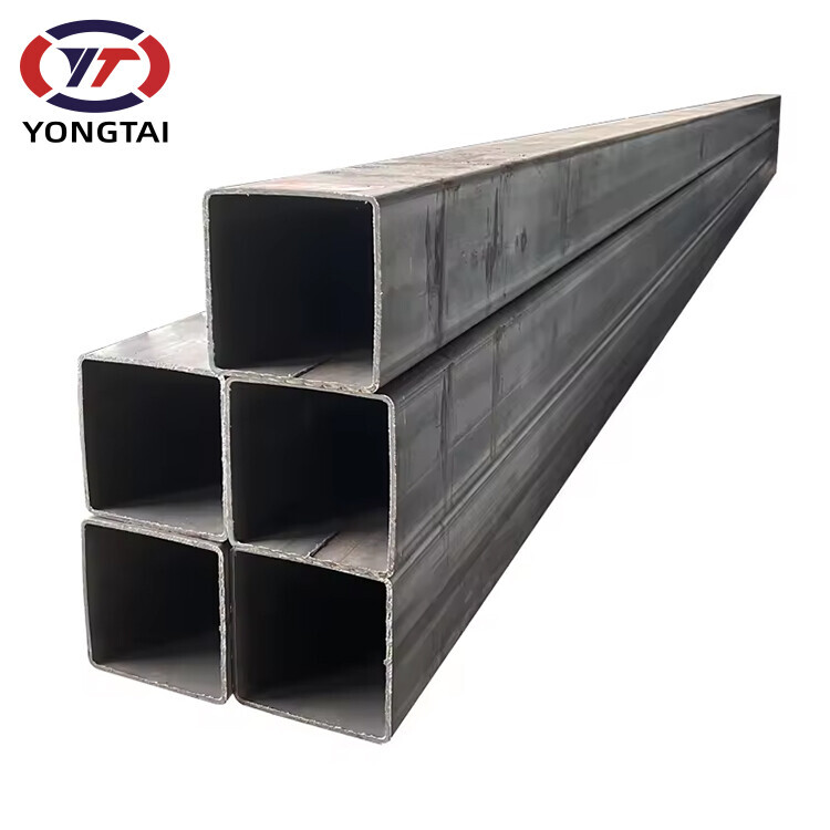 Best price 4x4 black carbon steel square tube 1.5mm thick 60x60 hollow carbon steel square tube customized