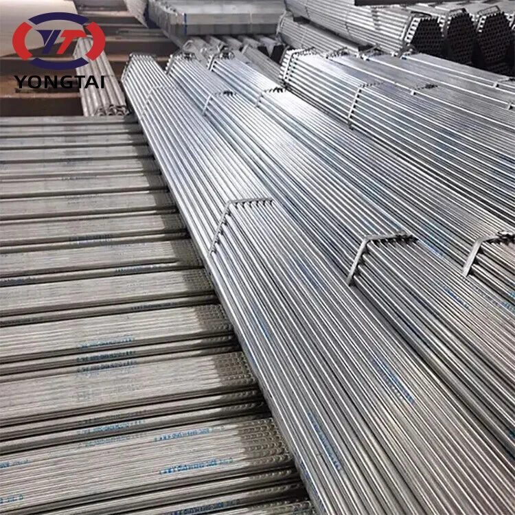 Hot Dipped Galvanized Iron Round Pipe Galvanized Steel Tubes Tubular Carbon Steel Pipes For Greenhouse Building Construction