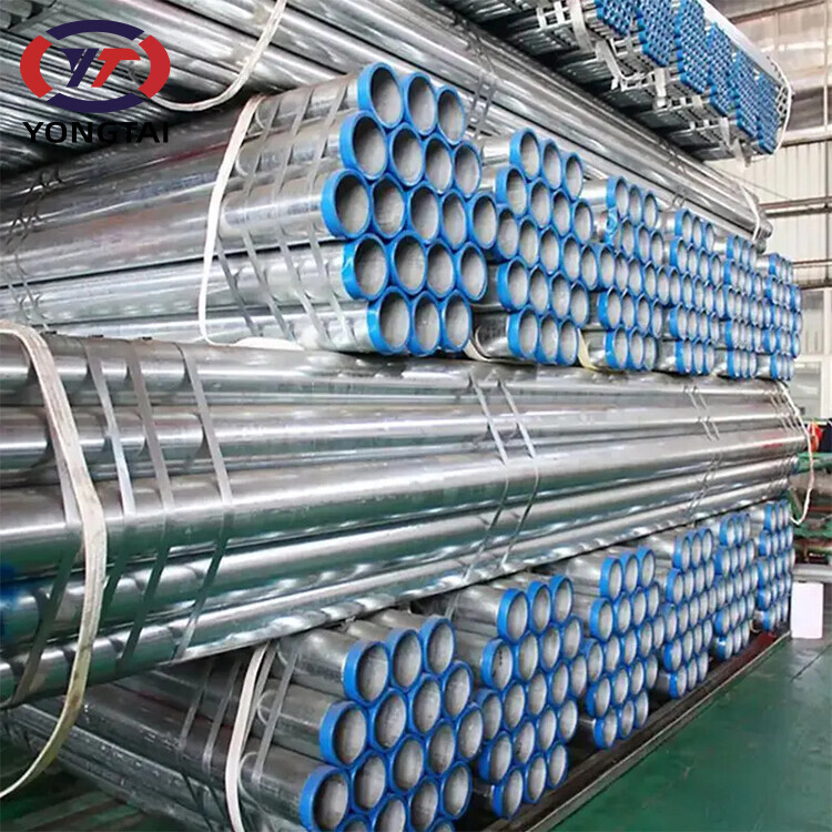 Hot Dipped Galvanized Iron Round Pipe Galvanized Steel Tubes Tubular Carbon Steel Pipes For Greenhouse Building Construction