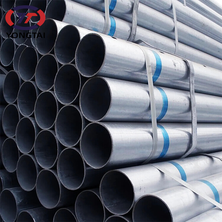 Factory price 2 inch sizes Gi carbon steel round tube Galvanized iron pipe for greenhouse frame