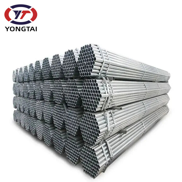 Factory price 2 inch sizes Gi carbon steel round tube Galvanized iron pipe for greenhouse frame
