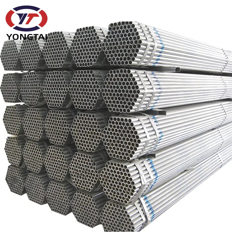 Hot dipped galvanized round steel pipe/gi pipe pre galvanized steel pipe galvanised tube