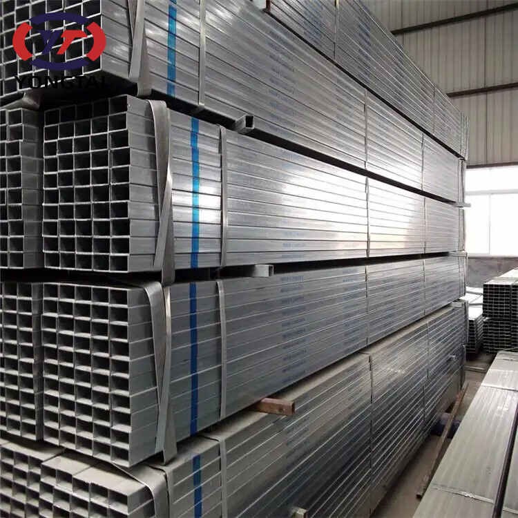 Hot Dipped Galvanized Steel Square Tube/ Rectangular Steel Pipe