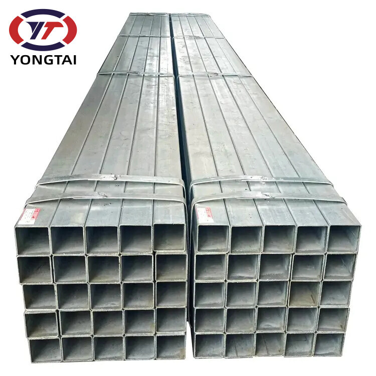 High quality 40x40x2.5 galvanized square tube weight cold formed rectangular steel tube