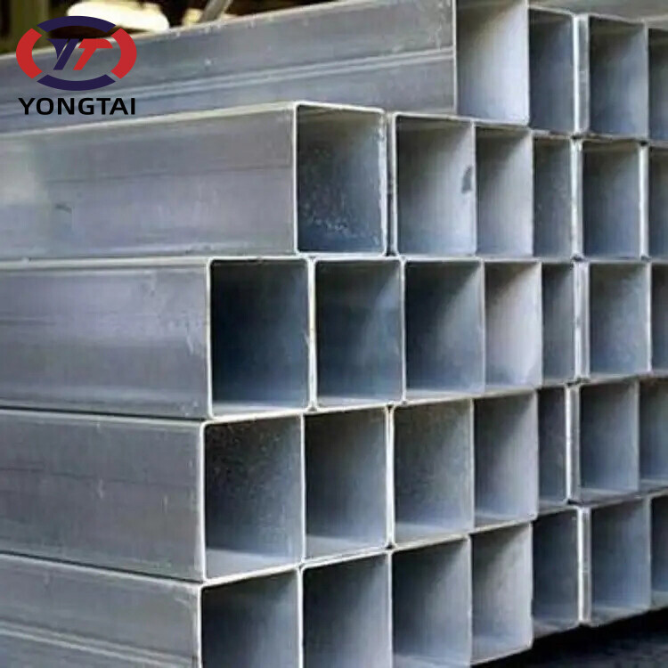 High quality 40x40x2.5 galvanized square tube weight cold formed rectangular steel tube