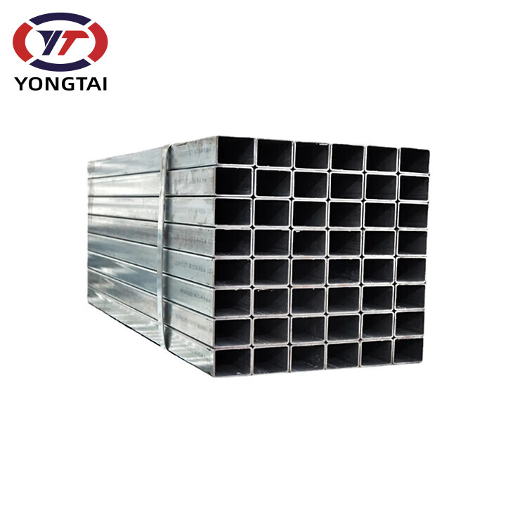Factory Supply A36 A53 Q195 Zinc Coated Gi Rectangle Pipe Galvanized Square Tube