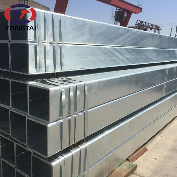 Factory Supply A36 A53 Q195 Zinc Coated Gi Rectangle Pipe Galvanized Square Tube