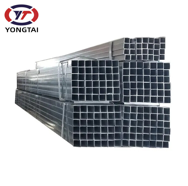Factory price Gi iron pipe Galvanized steel square tube 100x100 for Agricultural Greenhouse Structure
