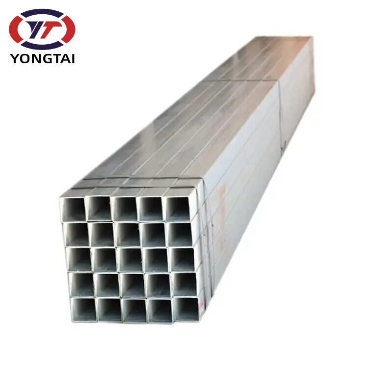 Factory price Gi iron pipe Galvanized steel square tube 100x100 for Agricultural Greenhouse Structure