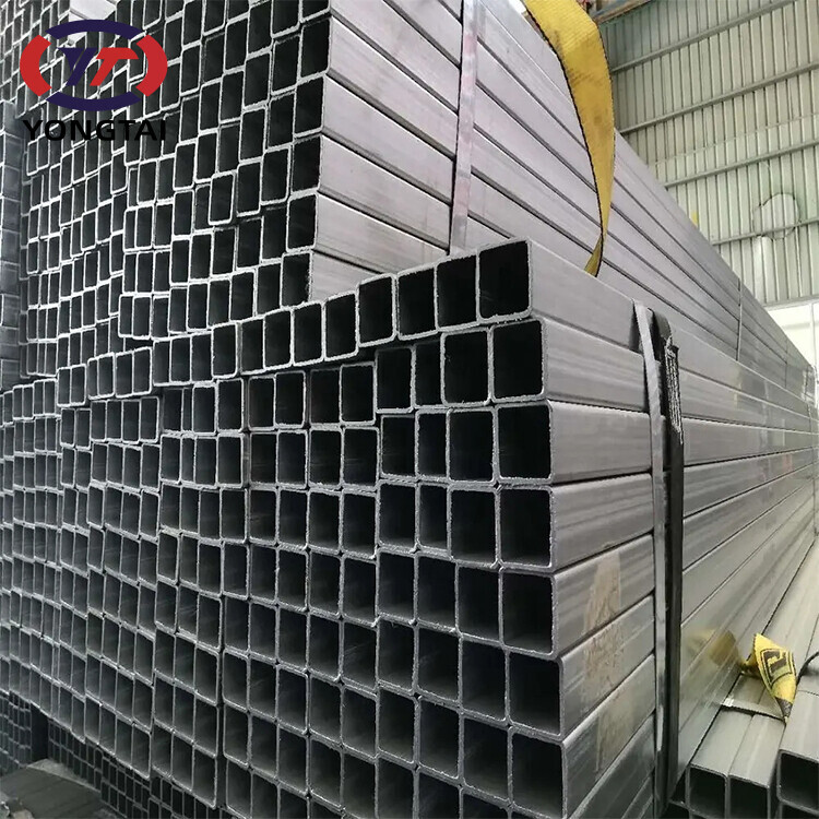 Factory price Gi iron pipe Galvanized steel square tube 100x100 for Agricultural Greenhouse Structure