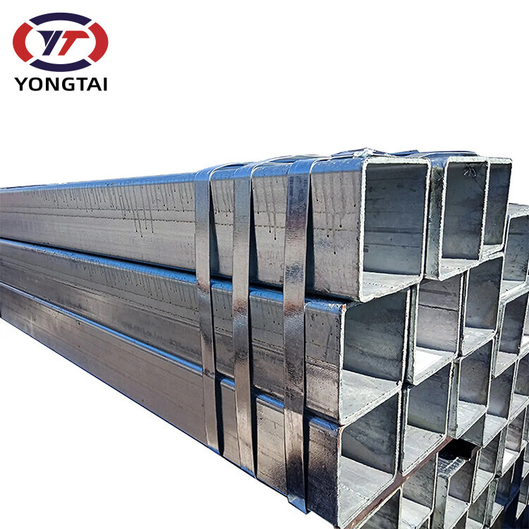 Factory price Gi iron pipe Galvanized steel square tube 100x100 for Agricultural Greenhouse Structure
