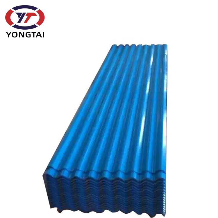 Colour coated corrugated iron sheets Anti-rust galvanized roofing sheet zinc plates