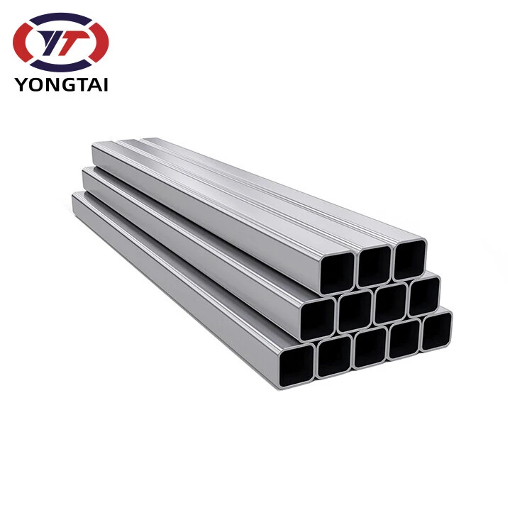 stainless steel tubing square tube Bright stainless steel square pipe 316L 304 321 410 420 2205 square steel tubing