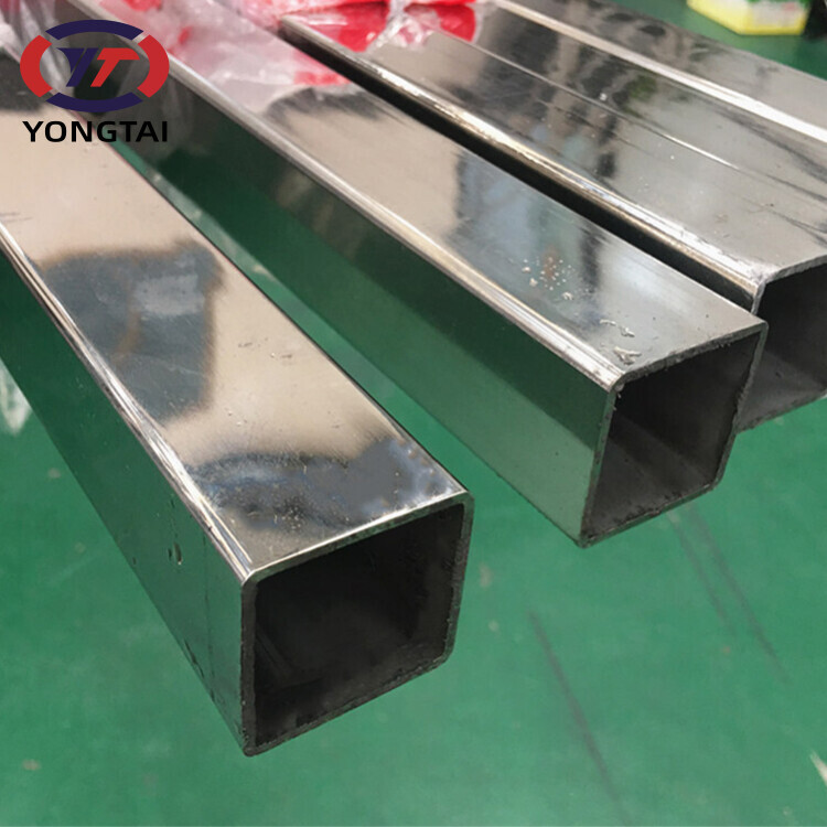 Factory Price 201 304 316 Square Rectangular Stainless Steel Tube 304 Welded Material Steel 316 Stainless Steel Pipes