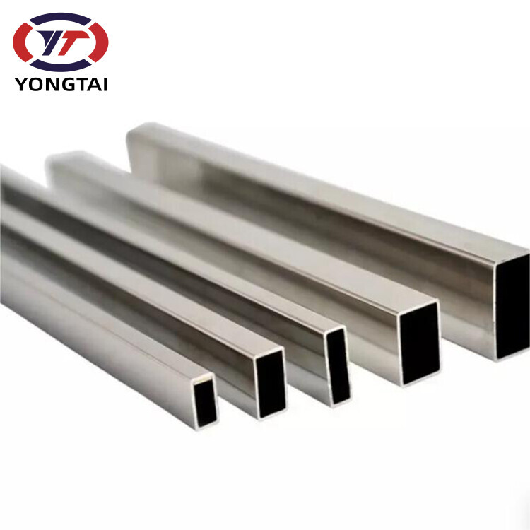 Factory Price 201 304 316 Square Rectangular Stainless Steel Tube 304 Welded Material Steel 316 Stainless Steel Pipes