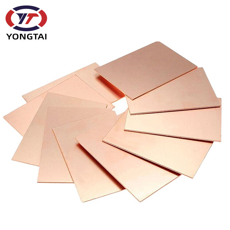 4x8 Copper Sheet Price Copper Plate C10100 C10200 C12000 C11600 Sheet Copper Cathode 9999 Pure