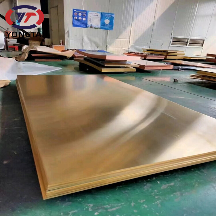 Customised 2mm 3mm 4mm 99% Pure Bronze Metal Brass Plate Copper Sheet