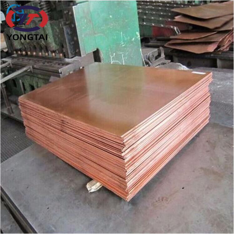 99.99 Purity Copper Sheet Plate ( C11000 C17200 C12200 C17500 C10200 ) sheets of coopers
