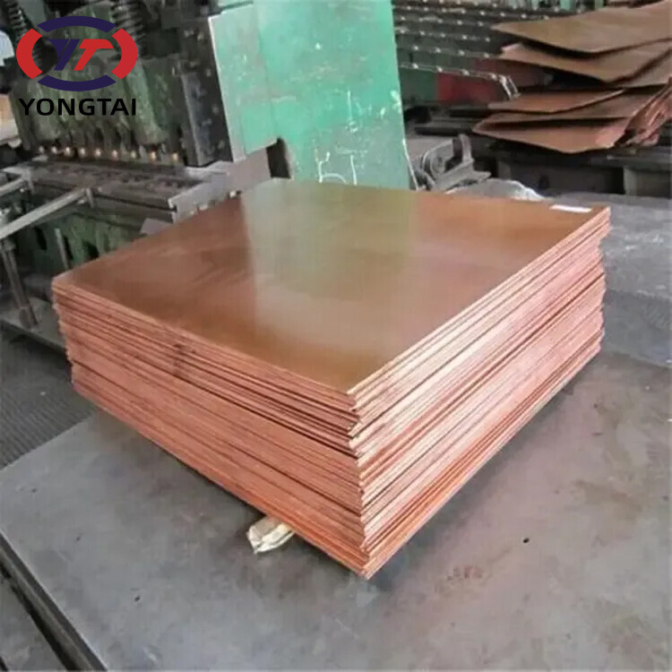 Cathode C10100 Copper sheet High Purity 99.99% Copper Plate for Sale