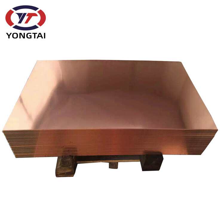 High Purity 99.99% Electrolytic Copper Cathodes C10100 Cooper Plate Sheet 3mm