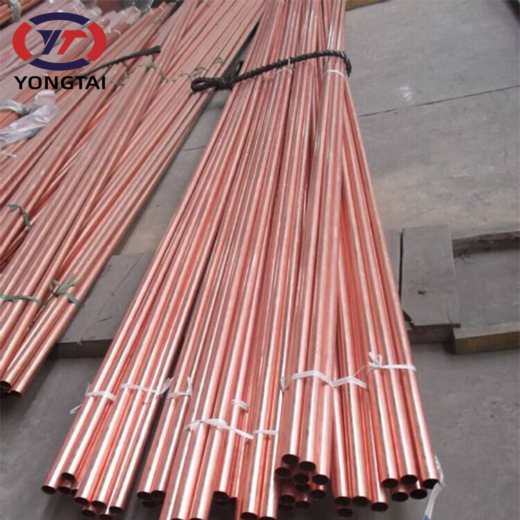 Factory sales flexible seamless round shape 12 inch heat insulated copper tubing/copper tube/copper pipe