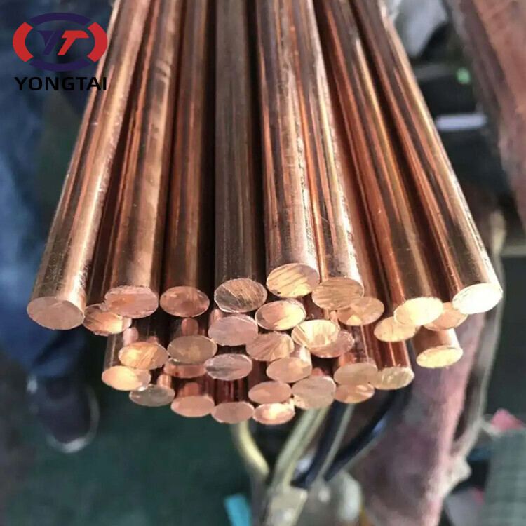 High Quality C11000 C2300 C2600 H70 H80 H90 Dia 2-90mm Square Red Copper Bar 99.9% Pure