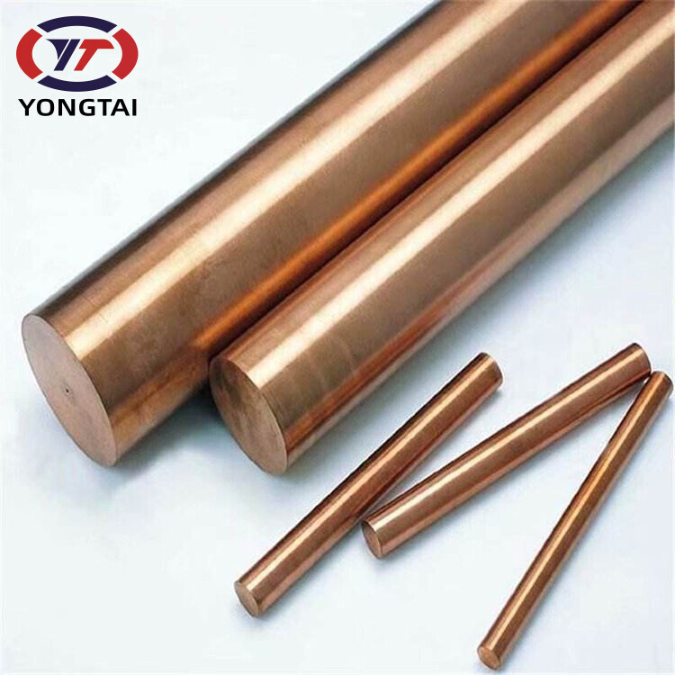 High Quality C11000 C2300 C2600 H70 H80 H90 Dia 2-90mm Square Red Copper Bar 99.9% Pure