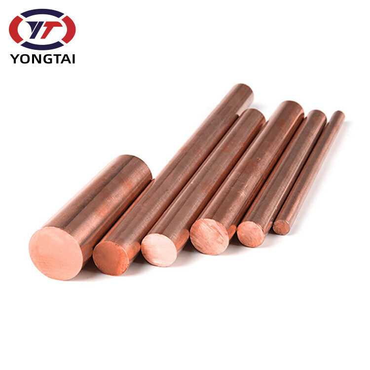 C10100 C1020 Free-oxygen copper rod cold rolled in stock regular size copper bar Fast delivery Red copper rod