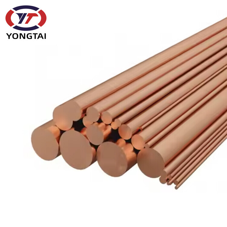 C10100 C1020 Free-oxygen copper rod cold rolled in stock regular size copper bar Fast delivery Red copper rod