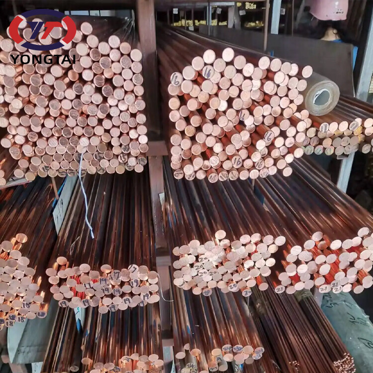 ASTM C1011 C1020 C1100 T2 Brass Pure Copper Bar Brass Bar Copper Alloy