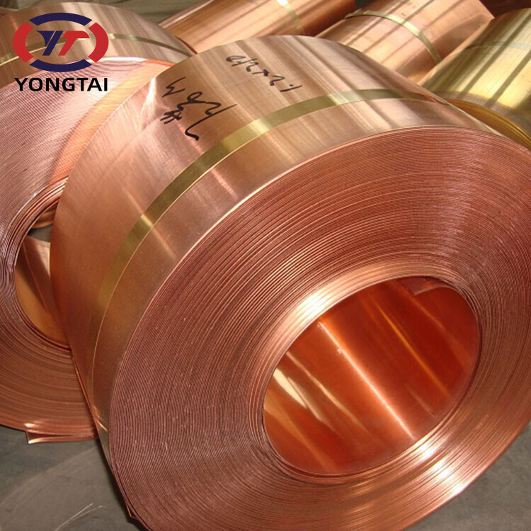 0.2-2.0mm thick C11000 99.99% pure copper strip for Auto parts