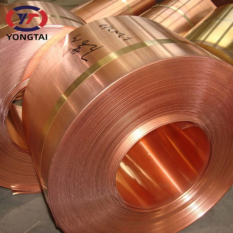 0.2-2.0mm thick C11000 99.99% pure copper strip for Auto parts